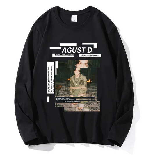 SUGA AGUST D SHIRT 100% COTTON