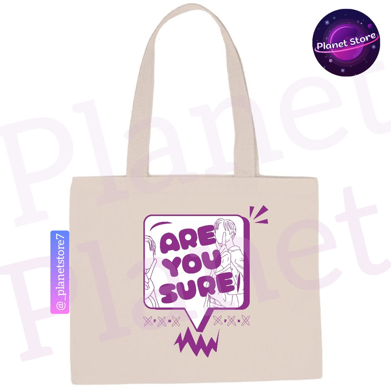 ECOBAG BTS "Are You Sure?" 100% ALGODÃO (duas cores)