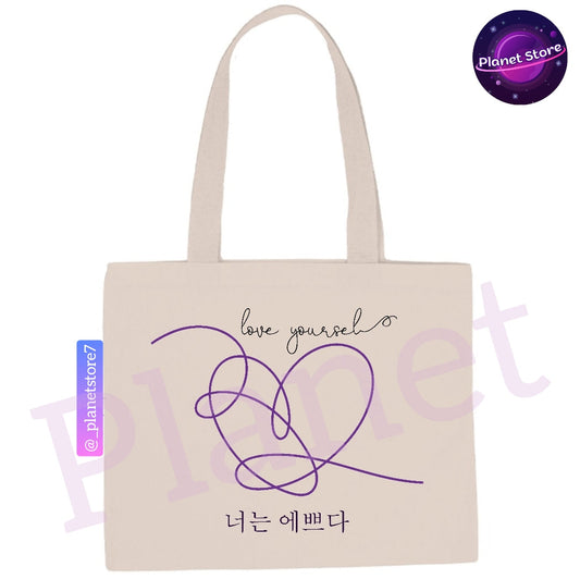 ECOBAG BTS LY 100% ALGODÃO