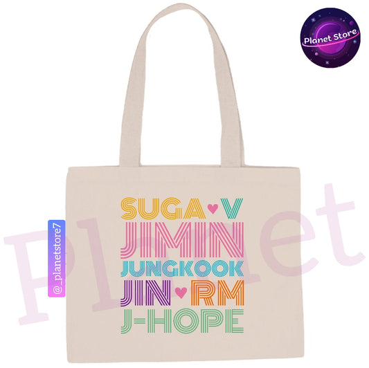 ECOBAG BTS 100% ALGODÃO