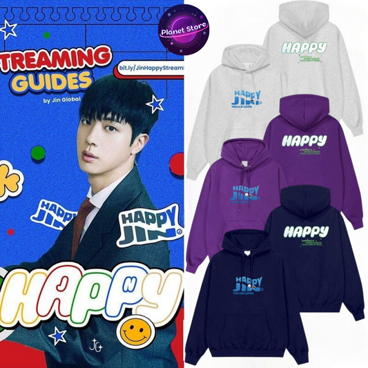 JIN HAPPY SWEATSHIRTS - VARIOUS COLORS / MODELS!