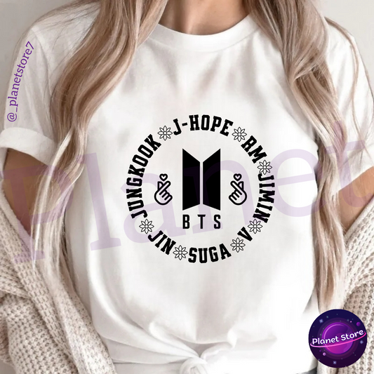 BTS T-SHIRT 100% COTTON