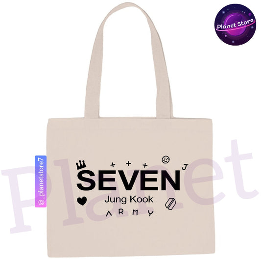 JUNGKOOK SEVEN 100% COTTON ECOBAG 