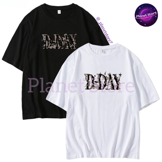 SUGA D'DAY AGUST D T-SHIRT 100% COTTON (black and white) 