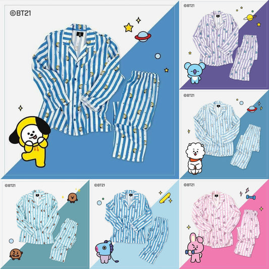 PIJAMAS BT21 BTS (todos os personagens)