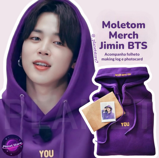 MOLETOM JIMIN BTS "SEVEN WITH YOU"
