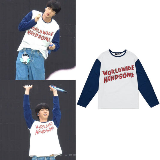 CAMISA MANGA LONGA JIN RUNSEOKJIN TOUR 100% ALGODÃO