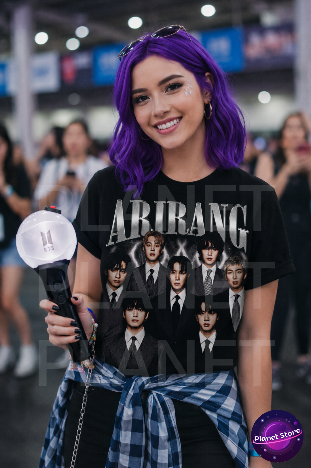 CAMISETA BTS ARIRANG 100% ALGODÃO (preta e branca)