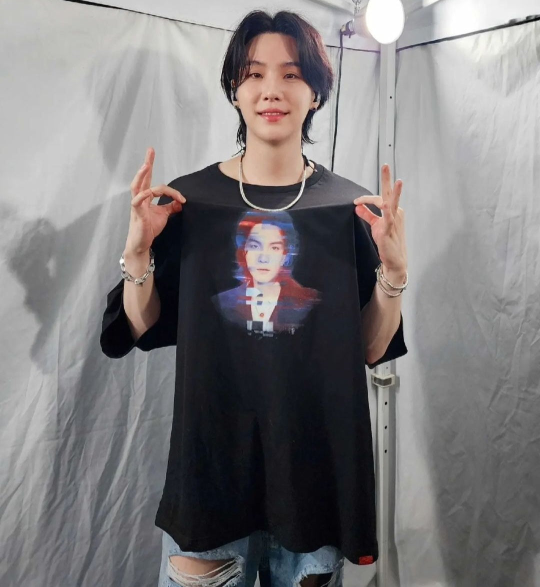 SUGA D'DAY AGUST D T-SHIRT 100% COTTON