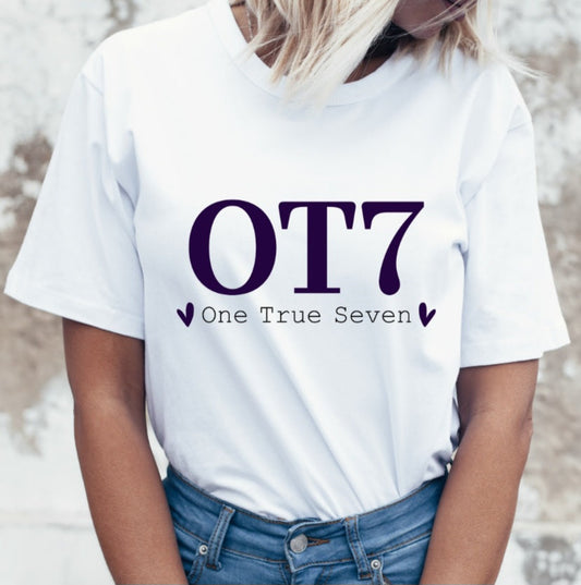 BTS OT7 T-SHIRT 100% COTTON 