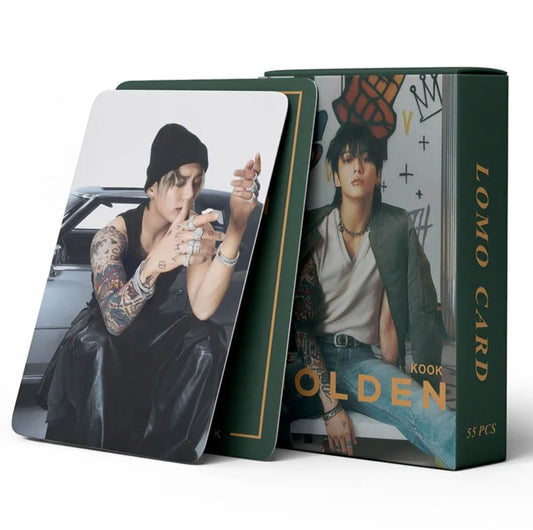 PHOTOCARDS 55 PÇS JUNGKOOK SEVEN/GOLDEN - VÁRIOS MODELOS!