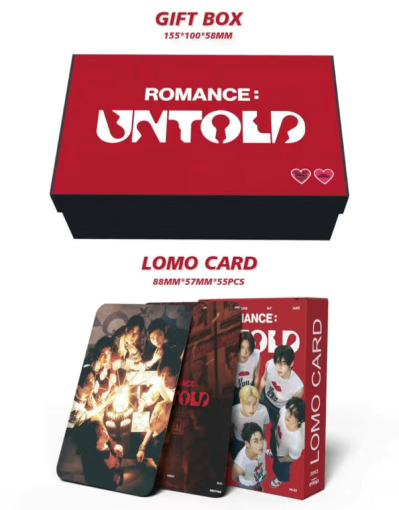 KIT ENHYPEN ROMANCE: UNTOLD 161 PÇS (CAIXA PRESENTEÁVEL C/ VÁRIOS ITENS!✨)