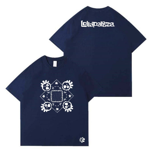 CAMISETAS CORTIS  LOLLAPALOOZA 100% ALGODÃO
