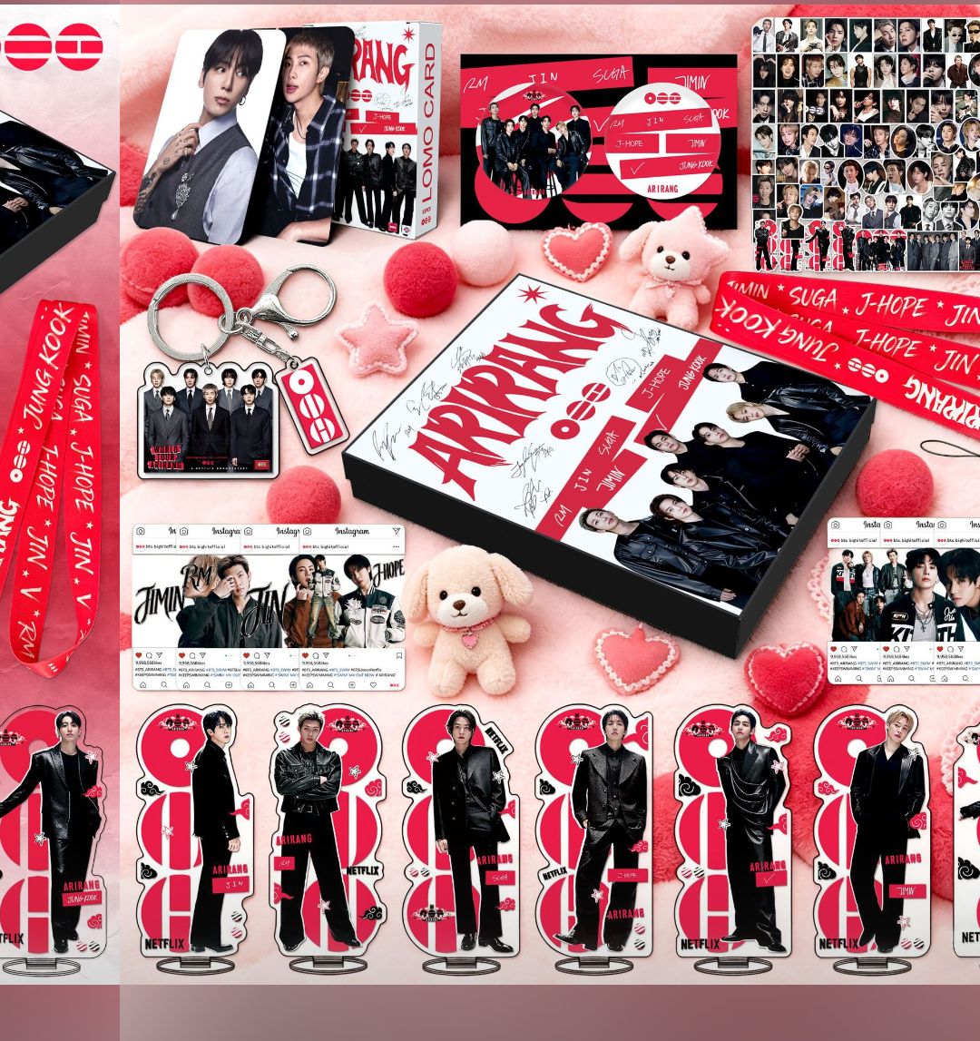 BTS ARIRANG Kit com 175 peças (Box com vários itens!✨)