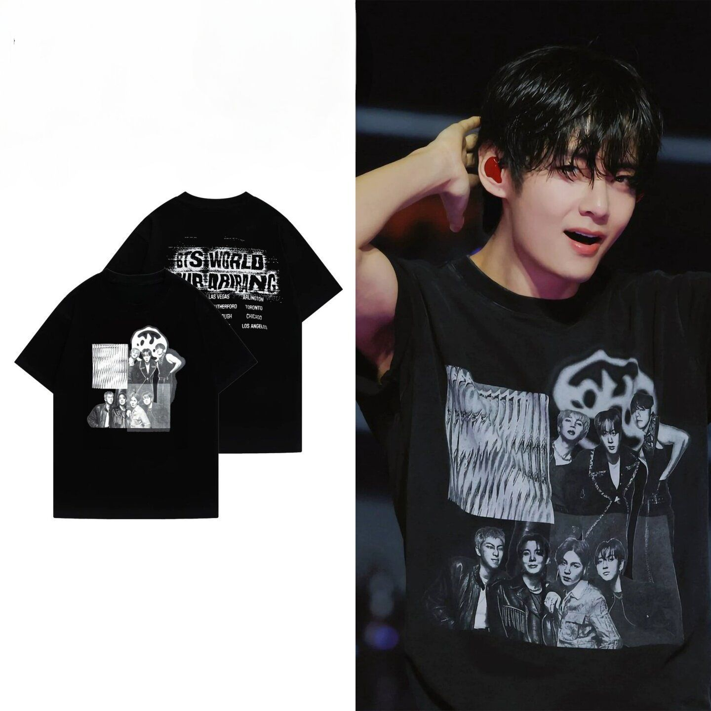CAMISETA BTS WORLD TOUR ARIRANG  100% ALGODÃO