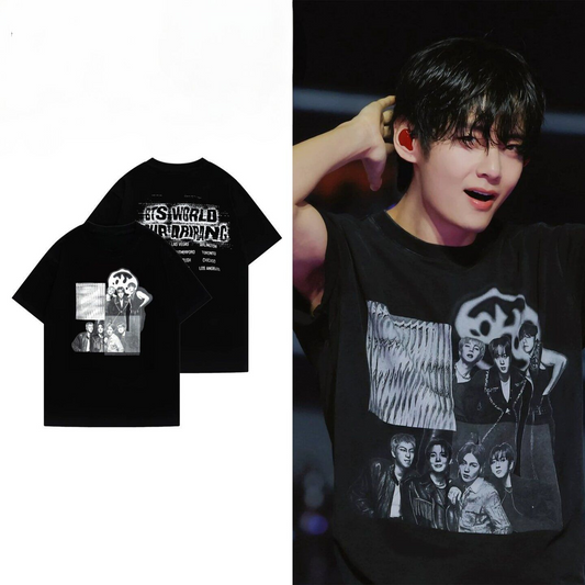 CAMISETA BTS WORLD TOUR ARIRANG  100% ALGODÃO