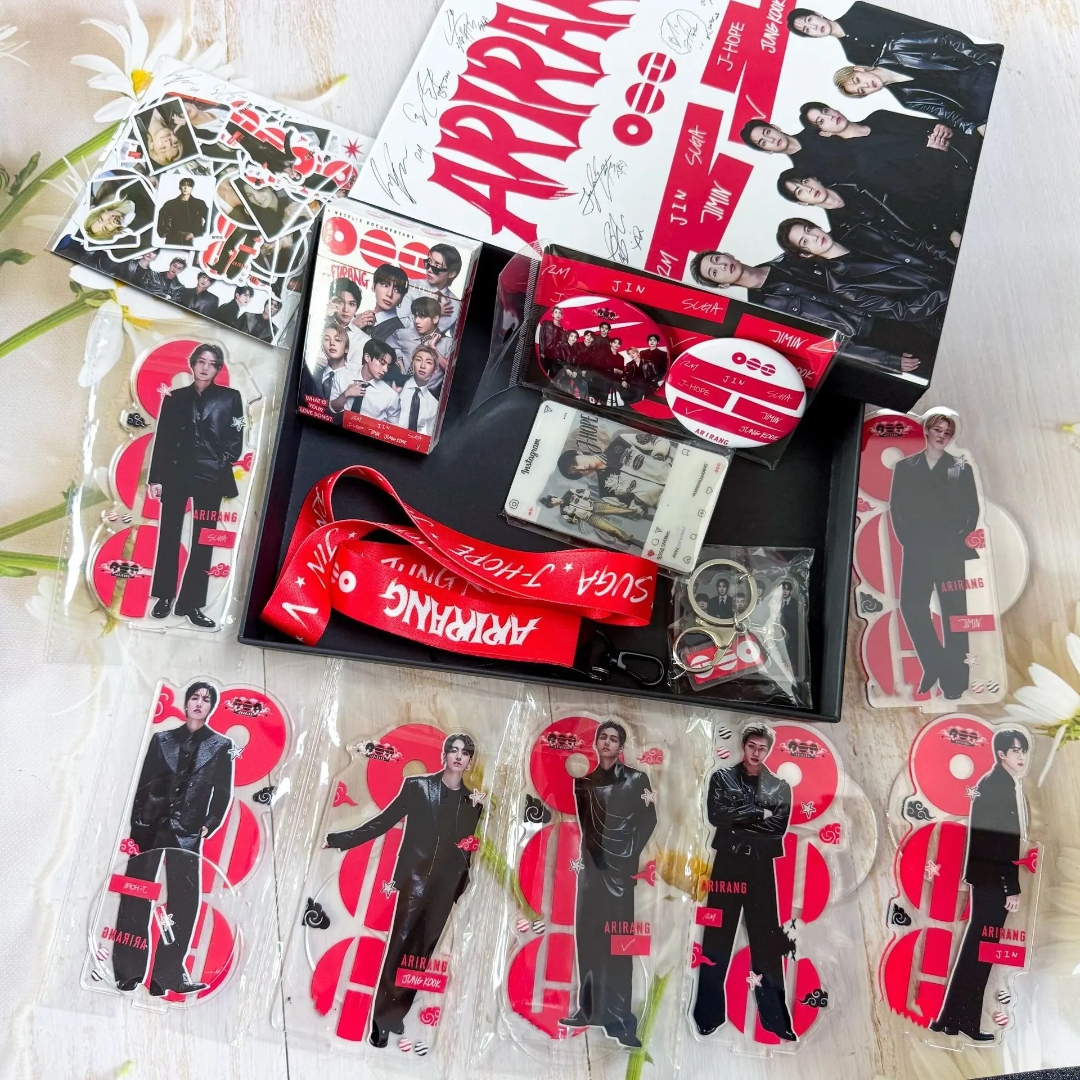 BTS ARIRANG Kit com 175 peças (Box com vários itens!✨)