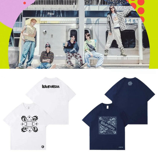 CAMISETAS CORTIS  LOLLAPALOOZA 100% ALGODÃO