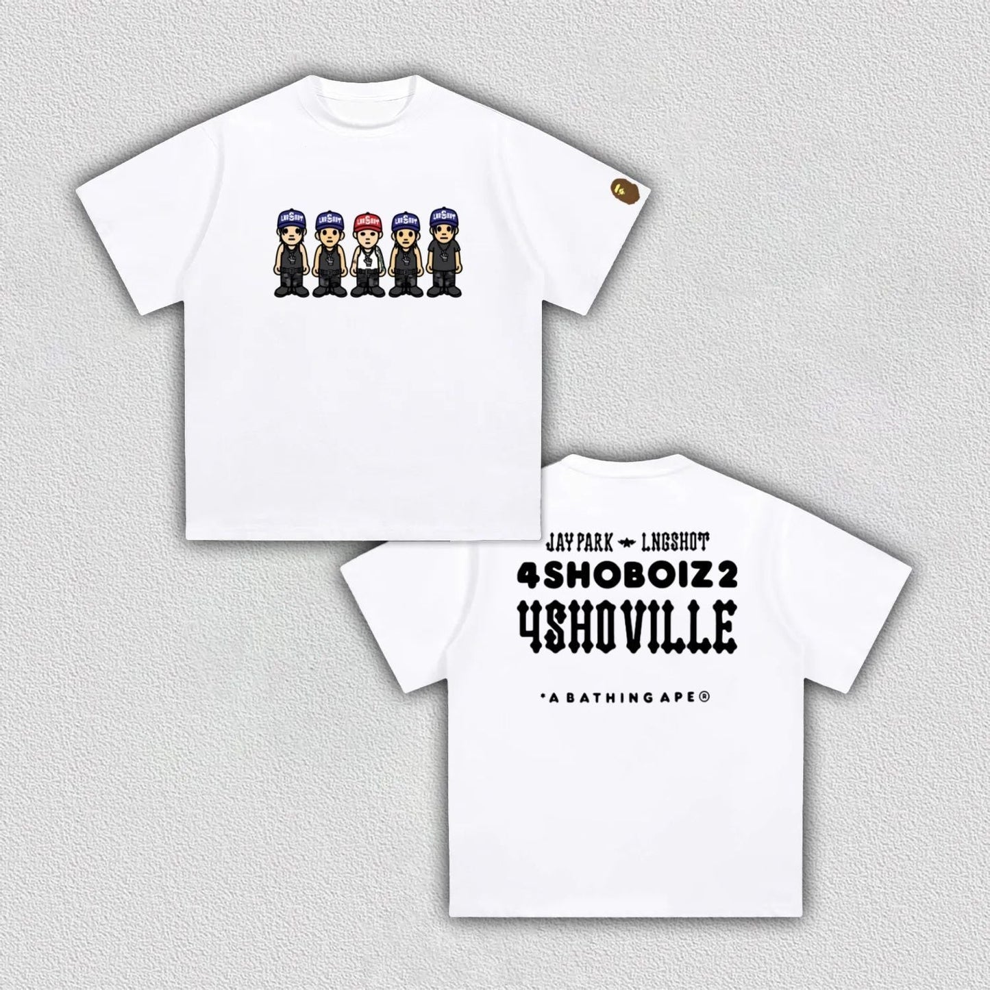 CAMISETAS LNGSHOT 100% ALGODÃO