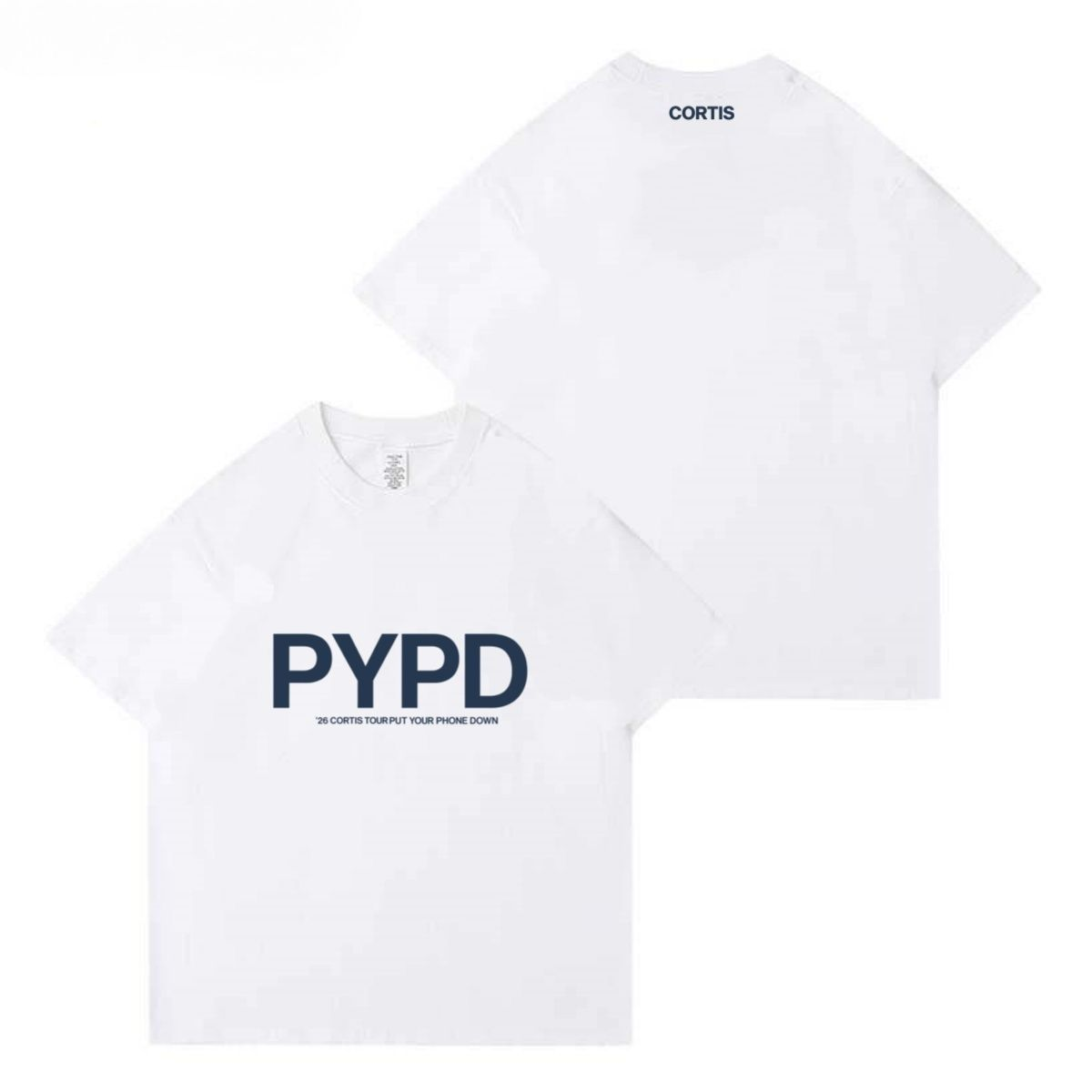 CAMISETA CORTIS TOUR PUT YOUR PHONE DOWN 2026 100% ALGODÃO