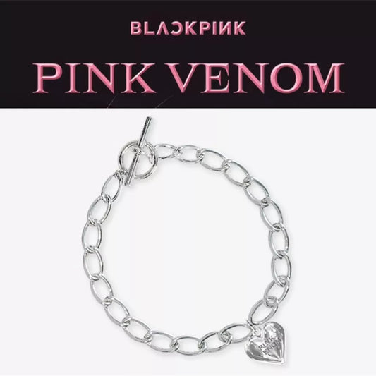 PINK VENOM BLACKPINK STAINLESS STEEL BRACELET