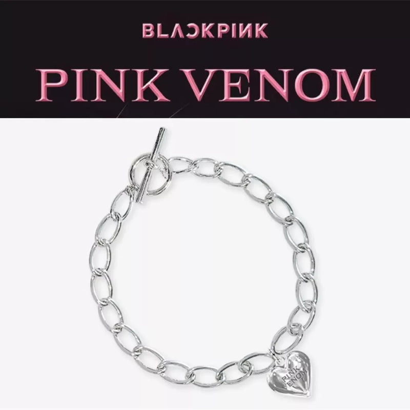 PULSERA DE ACERO INOXIDABLE PINK VENOM BLACKPINK