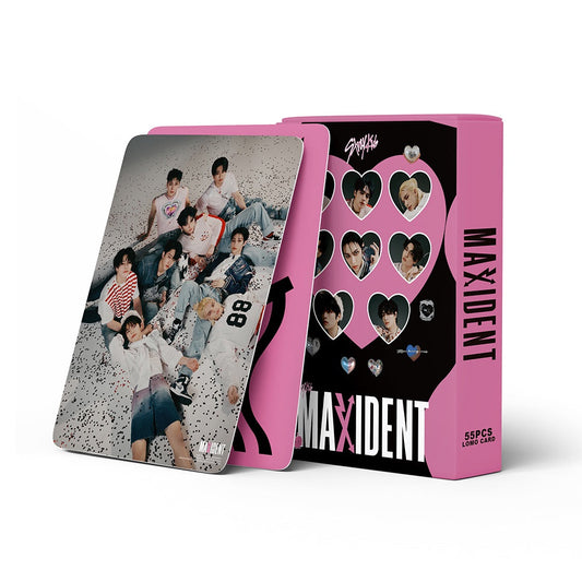 KIT CON 55 FOTOCARDS STRAY KIDS MAXIDENT