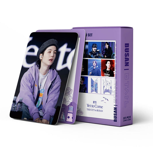 KIT CON 55 FOTOCARDS BTS AUN POR LLEGAR A BUSAN