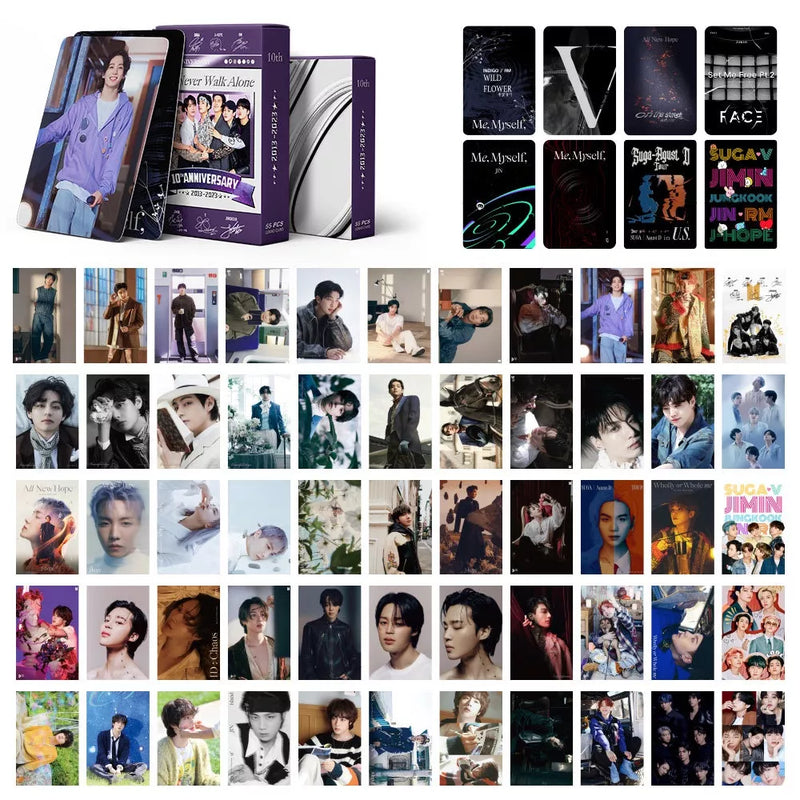 KIT WITH 55 PHOTOCARDS BTS PARTY 2023 10TH ANNIVERSARY