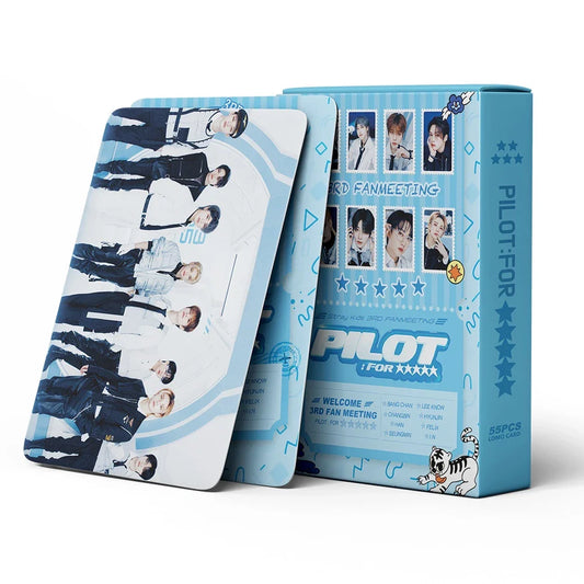 KIT CON 55 FOTOCARDS PILOTO STRAY KIDS