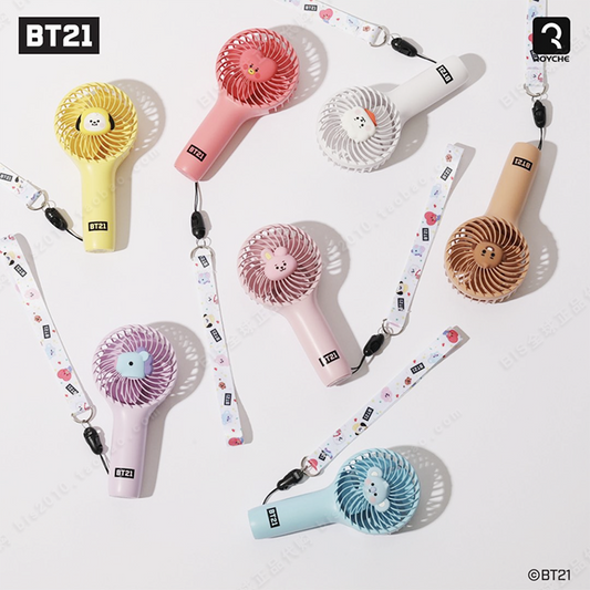 MINI VENTILADOR DE MANO BT21 VERSIÓN BEBÉ [PRODUCTO OFICIAL]