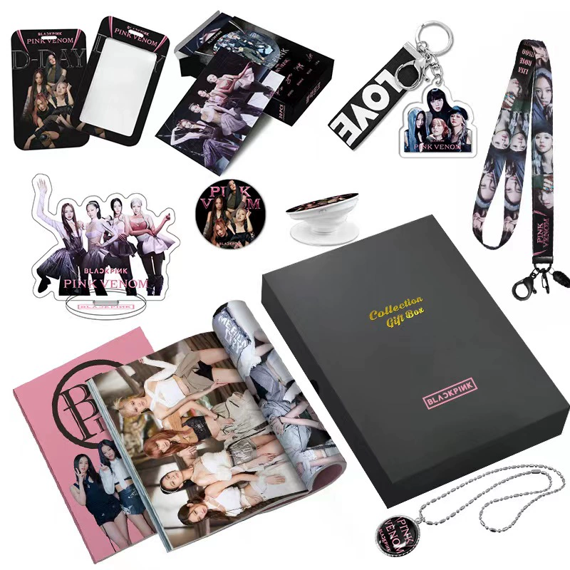 KIT C/ PHOTOBOOK, PHOTOCARDS, COLAR, POP SOCKET E + ITENS (VÁRIOS GRUPOS!✨)