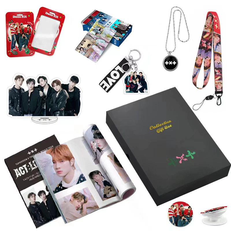 KIT C/ PHOTOBOOK, PHOTOCARDS, COLAR, POP SOCKET E + ITENS (VÁRIOS GRUPOS!✨)