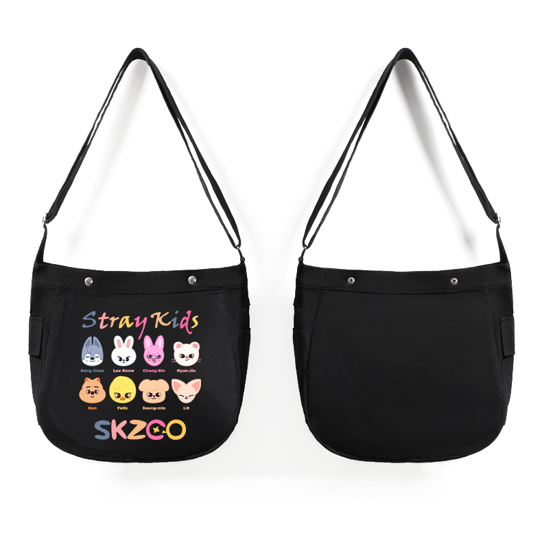 BOLSA STRAY KIDS SKZOO (preta e branca)