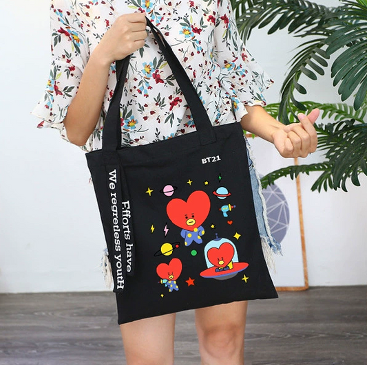 ECOBAGS COM ZÍPER BT21