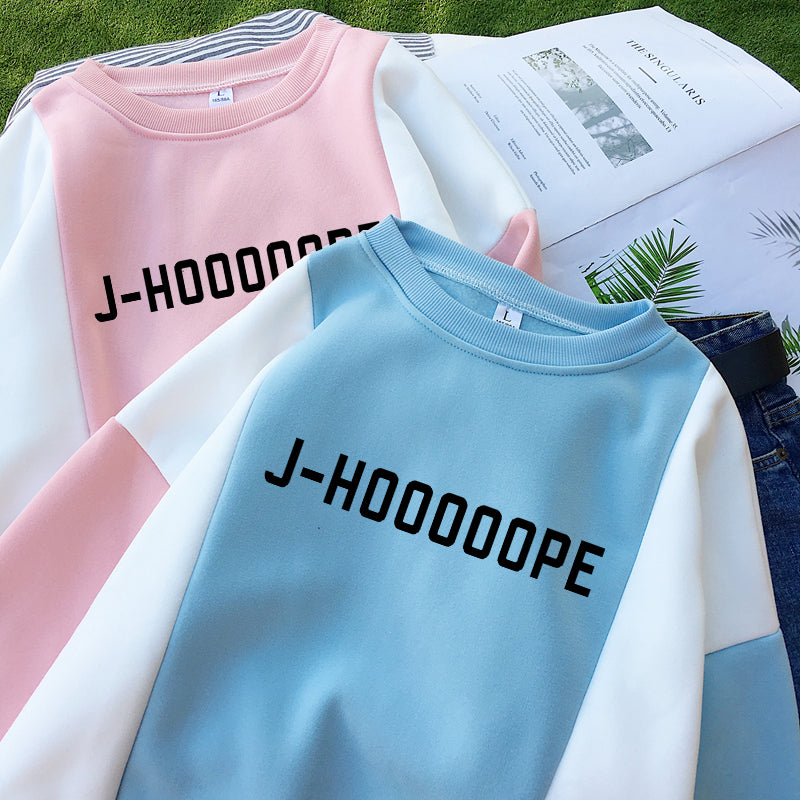 MOLETOM BTS JHOOOOOPE (rosa/azul)