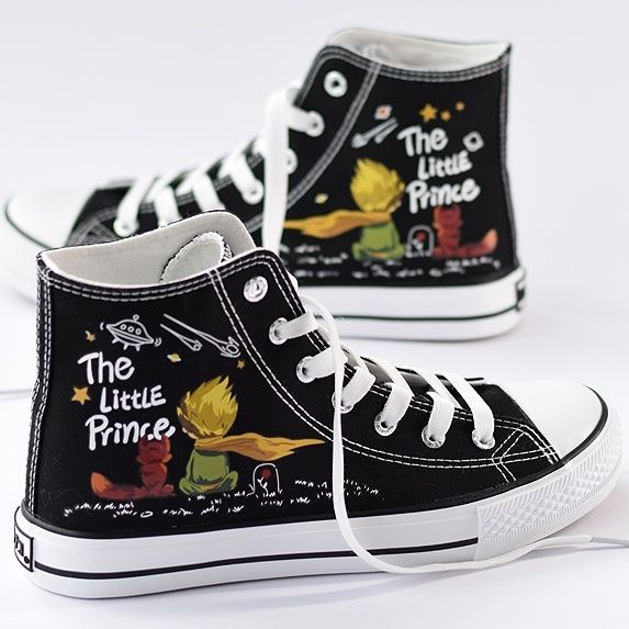 THE LITTLE PRINCE SNEAKERS (black/white)