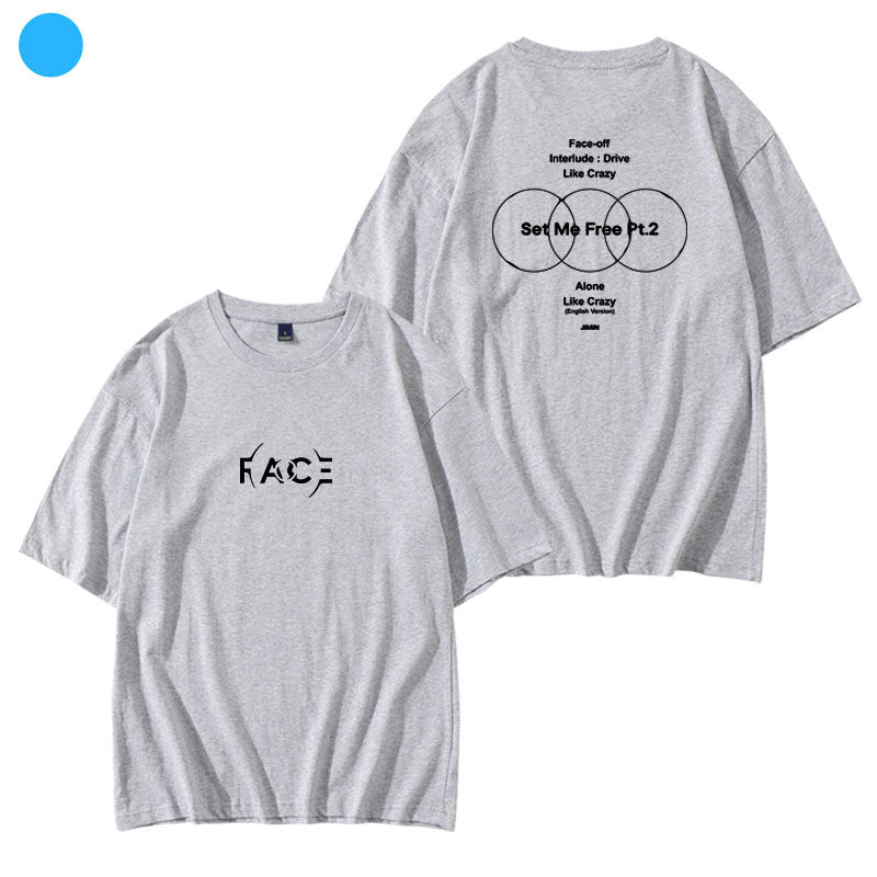 CAMISETA JIMIN FACE 100% ALGODÃO