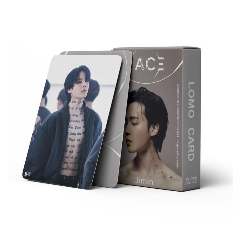 KIT WITH 55 JIMIN FACE PHOTOCARDS (in two models)