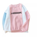 MOLETOM BTS JHOOOOOPE (rosa/azul)