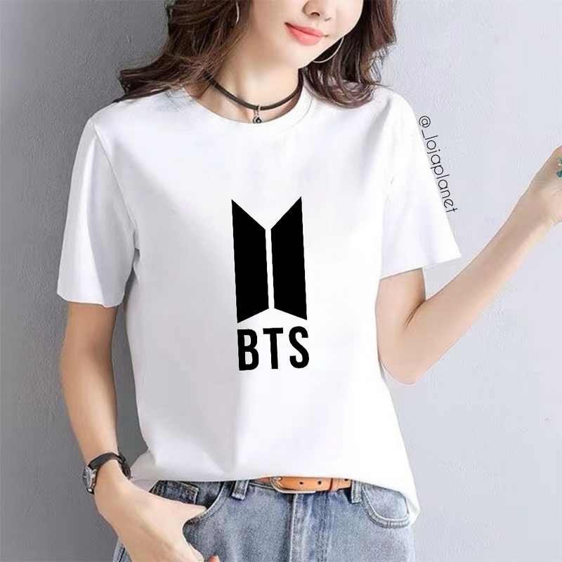 CAMISETA BTS 100% ALGODÃO