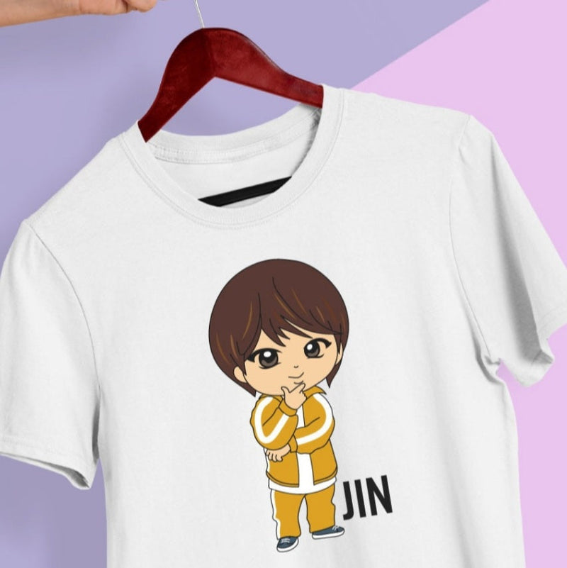 CAMISETA BTS 100% ALGODÃO (todos os integrantes)